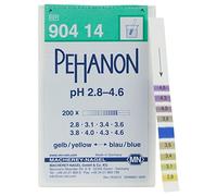 Camlab 1138838 PEHANON pH 2.8-4.6 Strip, 11 mm Length x 100 mm Width (Pack of 200)