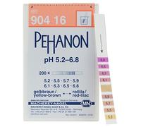 Camlab 1138840 PEHANON pH 5.2-6.8 Strip, 11 mm Length x 100 mm Width (Pack of 200)