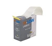 Camlab Plastics RTP/095 Tubee's Hi-Low Strips, Reel, Yellow (Pack of 1000)