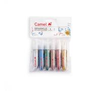 Camlin Camel Sparkle Color - 5ml each, 6 Shades.