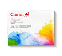 Camlin Kokuyo Artist Watercolor Tube 5ml - 24 Shades (Multicolor)