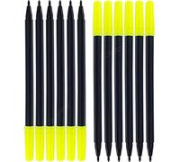 Camlin SketchPro Felt Tip Colouring Pens For Children Adults, BLACK, Pack of 12, Write Draw Mark Sketch School Office Home Use, ZOFAX Black Ball Pen