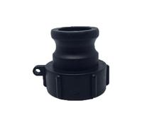 Camlock Coupling FittingType A Male Cam Quick Disconnect Hose Connector IBC Tank Adapter for Garden, Kitchen(1.5'')