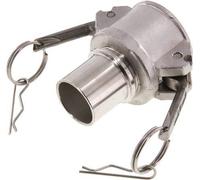 Camlock DN 40 (1 1/2'') Stainless Steel Coupling Hose Pillar (38 mm) Type C EN 14420-7 (DIN 2828)