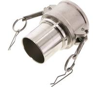 Camlock DN 60 (2 1/2'') Stainless Steel Coupling Hose Pillar (63 mm) Type C EN 14420-7 (DIN 2828)