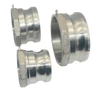 Camlock Groove Fitting Type A 304 Stainless Steel Quick Connector Coupling 1/2" 3/4" 1" 1-1/4" 1-1/2" 2" 2-1/2" 3" 4" 1pcs(2")