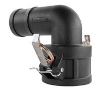 Camlock layflat Hose Connector Elbows for Discharge/Dirty Water Pumps (1.5" Type C - 1.5" Barb)