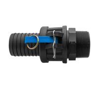 Camlock Type F and C Hose Coupling Set 1/2 Inch Polypropylene PP - Male Adaptor and Female Hose Tail Cam and Groove Quick Connect Fittings for Water Irrigation Chemical Fluid Transfer