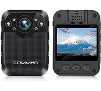 CAMMHD 1296P Body Camera with Audio and Night Vision Personal Security Body Worn Camera body cam Maximum support 512G for Walking Pets(64GB)