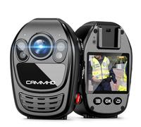 CAMMHD 1440P Body Camera Supoort Video Audio Image, Body Camera Built in 3500mAh Battery Work 12hrs, 2.0' Screen Easy to Playback Police Body Camera Data-encrypt for Law Enforcement (Internal 128GB)
