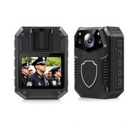 CAMMHD 2160P police body camera, night vision, 3000 mAh, 6-8h, suitable for police, conference, travel (V5-64G)