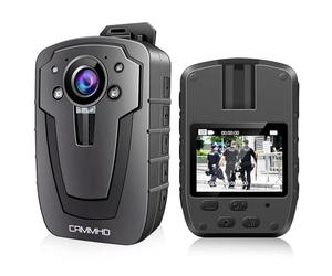 CAMMHD C8-128G 1296P Body Camera with Audio and Video 11-12Hrs Video Record Night Vision IP67 Waterproof Body Mounted Camera with Extended Memory for Outdoor, Law Enforcement, Guard, Travel