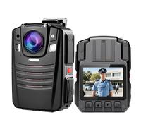 CAMMHD V9 1296P Body Cameras with Audio and Video Recording, HD Night Vision Body Cam 178° Wide Angle, 2 Batteries Working 10 Hours, Waterproof IP68 Body Camera for Security(64GB)