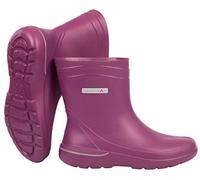 CAMMINARE walk a mile Lightweight Women's EVA Foam Short Wellington Boots Ankle High Ankle Boots 36-41 EU, plum, 5 UK