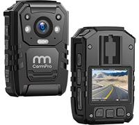 CammPro 1440P 2K Police Body Camera,128G Memory,Waterproof Body Worn Camera,Premium Portable Body Camera with Audio Recording Wearable,Night Vision,GPS for Law Enforcement