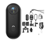 Camnoon 1080P Tiny Action Camera WiFi Sports Camera 120° Wide Angle Lens Built-in Battery with Magnetic Lanyard Back Clip Waterproof Case 32GB TF Card