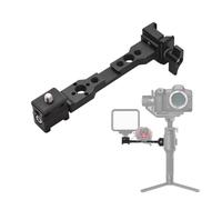 Camnoon Aluminum Alloy Gimbal Extention Bar Bracket with Numerous 1/4in & 3/8in Threaded Holes 2 Cold Shoe Mounts & 1/4in Screw Compatible with DJI Ronin S3/RS3 PRO Gimbal Stabilizer