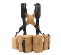 Camnoon Camera Harness Chest Pack Camera Vest Camera Bag Camera Waist Pack Waterproof for DSLR Camera Body Lens Smartphone Water Bottle
