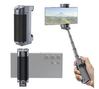 Camnoon Versatile Smartphone Selfie Grip Phone Camera Grip Built-in Extendable Selfie Stick with Detachable Remote Shutter Cold Shoe Mount for Photo Video Zoom Focus