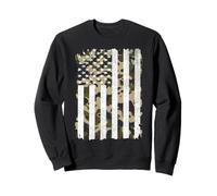 Camo American Flag USA Camouflage Men Boys Women Youth Kids Sweatshirt