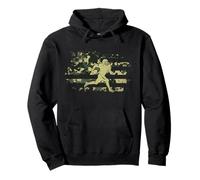 Camo American Flag USA Football Men Boys Women Girls Kids Pullover Hoodie