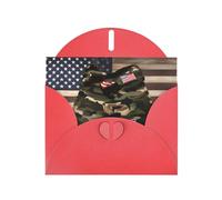 Camo American Flags print Holiday greeting cards - thank-you cards, invitation cards, double-sided flashing effects