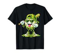 Camo Baseball Life Style 101 Apparel Ice Cream Boys Game Day T-Shirt