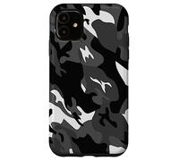 Camo Black And White Camouflage Army Military Pattern Design Case for iPhone 11