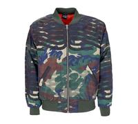 Camo Bomber Jacket with Ribbed Details - male - Propaganda - Bomber Jackets - Multicolor - XL - Jackets XL