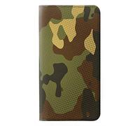 Camo Camouflage Graphic Printed PU Leather Flip Case Cover For LG Q7