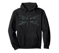 CAMO CAMOUFLAGE UNION JACK FLAG UNITED KINGDOM GREAT BRITAIN Pullover Hoodie