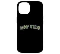 Camo CAMP STAFF Summer Campground Host Trainer Team Besties Case for iPhone 14