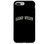 Camo CAMP STAFF Summer Campground Host Trainer Team Besties Case for iPhone 7 Plus/8 Plus