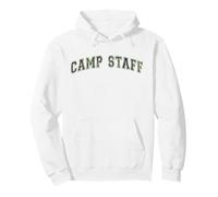 Camo CAMP STAFF Summer Campsite Host Director Team School Pullover Hoodie