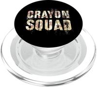 Camo CRAYON SQUAD Eater Proud Corp Military I Hate Sand Gag PopSockets PopGrip for MagSafe