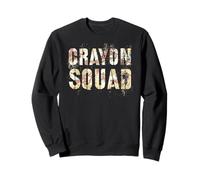 Camo CRAYON SQUAD Eater Proud Corp Military I Hate Sand Gag Sweatshirt