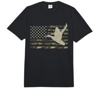 Camo Duck Camourflage USA Flag Hunter Comfort Colors Adult Heavyweight T-Shirt