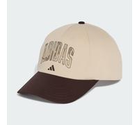 adidas Unisex Camo Graphic Dad Cap, Crystal Linen/Aurora Coffee, M-L