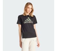 adidas Women's CAMO Graphic TEE, Black, S