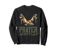 Camo Heels Cute Christian Women Hunter Trendy Prayer Warrior Sweatshirt