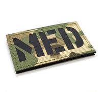 Camo IRR Medic Med Patch Hook and Loop 8x5cm First Aid Army Airsoft Camouflage Badge EMS EMT