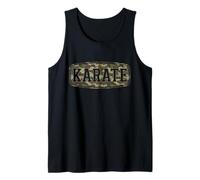 Camo Karate Camourflage Badge Coach Tank Top