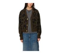 Camo Leo Jacquard Cardigan Tamarind - female - Carhartt Wip - Cardigans - Green - M - Knitwear M