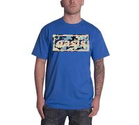 Camo Logo T Shirt Oasis Blue XL