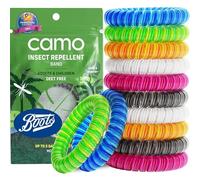 CAMO Max Strength Mosquito Repellent Bracelet, 12 Insect Repellent Mosquito Bands, Child Friendly, Waterproof, resealable Packaging, 3 Days of Protection (Multi Colour)