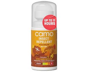CAMO Maximum Insect Repellent 50ml - Roll-On Repellent for Long-Lasting Protection - DEET Free - Maximum Level of Protection Against Mosquitoes, Ticks & Biting Insects.