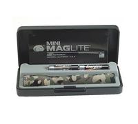 (Camo) Mini Maglite Aa Torch - Gift Boxed Flashlight with Batteries