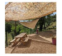 Camo Net Woodland Hunting Camouflage Netting Cover 2x3 3x5 3x6 4x6 5x7 8x10m White/Beige/Green Mesh Sunshade Canopy Awnings for Outdoor Garden Patio Pergola Yard(Beige,2x10(m))