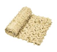 Camo Netting 3x4m 5x10m 2x6m 4x5m 6x8m 10x12m Black Camouflage Netting Military Sunscreen Nets for Camping Shooting Hunting Shade Cover Privacy Screen Mesh Nets(Beige,6 x 12 m)