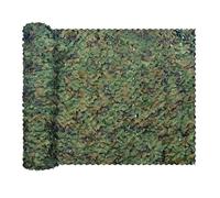 Camo Netting Bulk Roll, Cut to Size Camouflage Net for Large Area Sunshade, Wildlife Photography & Bird Watching, Breathable Military Mesh Netting, Strong & Reusable, Forest Green(2 x 8 (m))